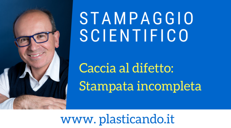 VLS#1 – Stampata incompleta, eliminare il difetto